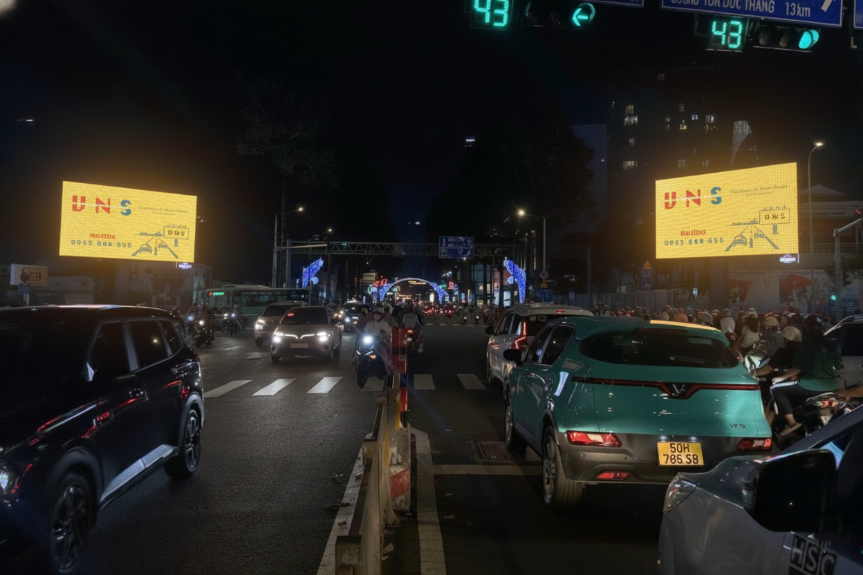 2 LED Góc đường Trần Hưng Đạo - Nguyễn Thái Học